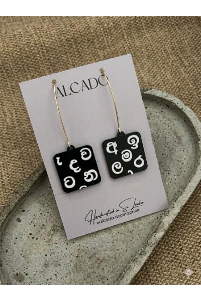 Akuru Earring - Black - ALC#46