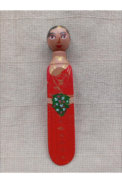 Door Stopper - Bride In Red Saree