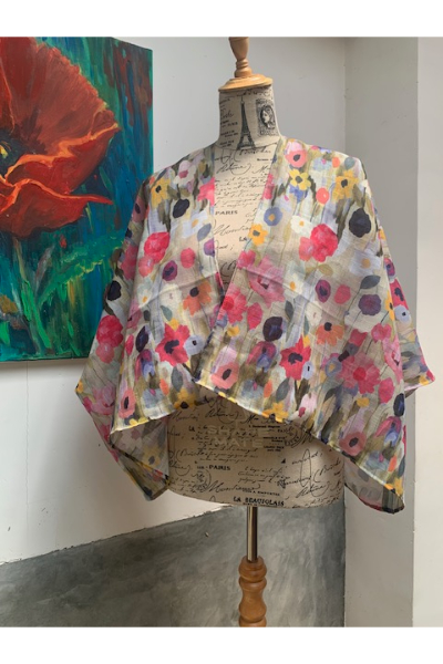 Cotton Short Kaftan (E78) -  Design 02