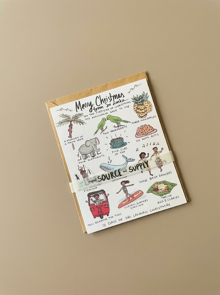 OSAS Christmas Card - 12 days of a Sri Lankan Christmas