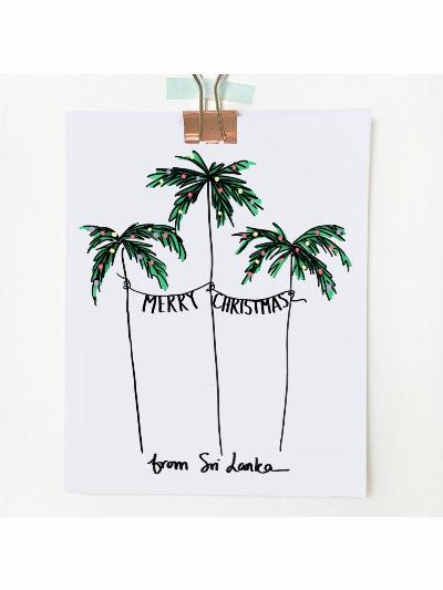 OSAS Christmas Card - Christmas Palm Trees