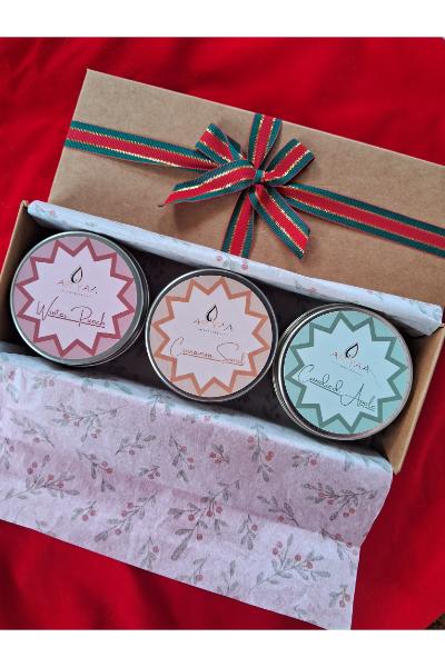 Ariyaa Christmas candle gift box