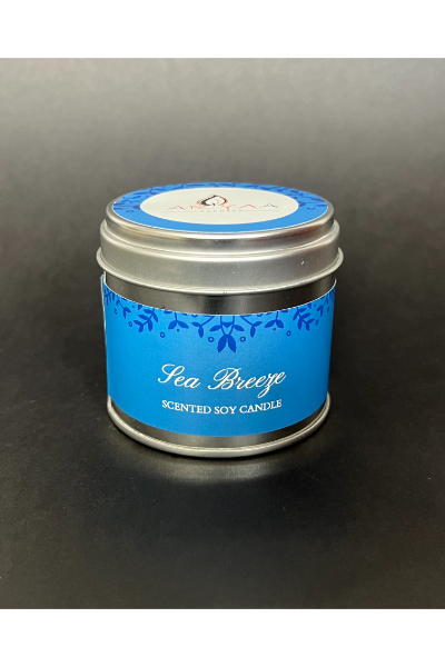 Soy Wax Tin Candle - Sea Breeze 