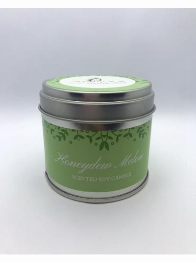 Honeydew Melon Soy Wax Tin Candle
