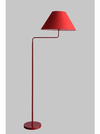 Rotatable L shaped Floor lamp - Red