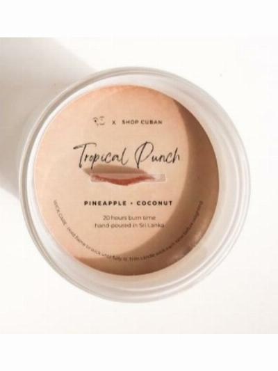 Glass Candle - Tropical Punch - Pineapple + Coconut
