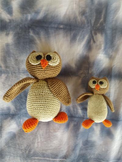 Owl Amigurumi (Stuffed toy) - Small 