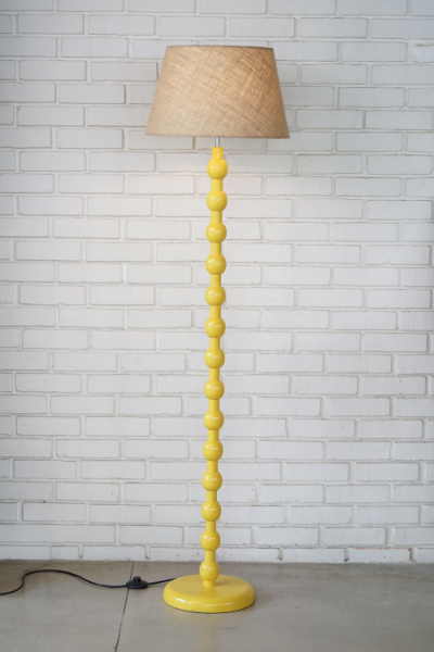 Lumos (Yellow) - Tapered Jute Shade