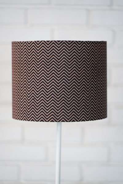 Barrel Shade (S) - Black Block Print