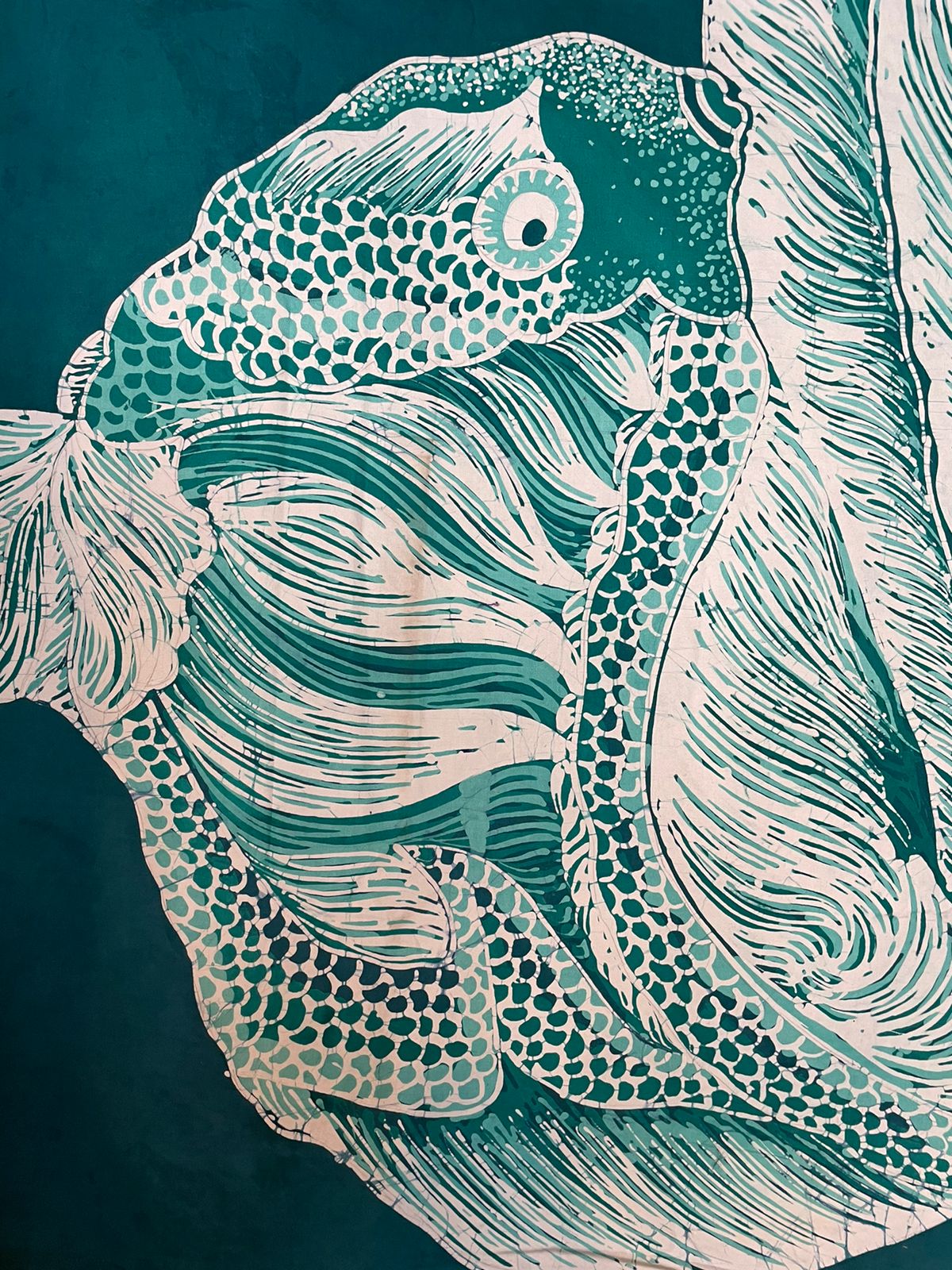 The Labeo Lankae - Batik wall hanging