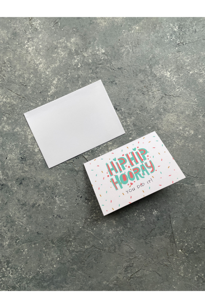 Greeting Card - Hip Hip Hooray 