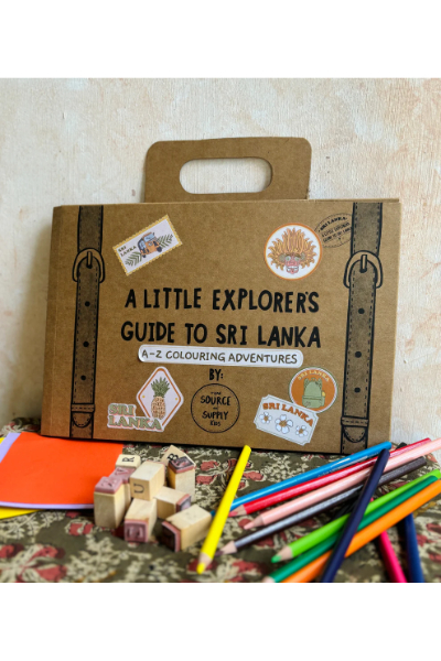 A Little Explorers Guide to Sri Lanka - A to Z Colouring adventures 
