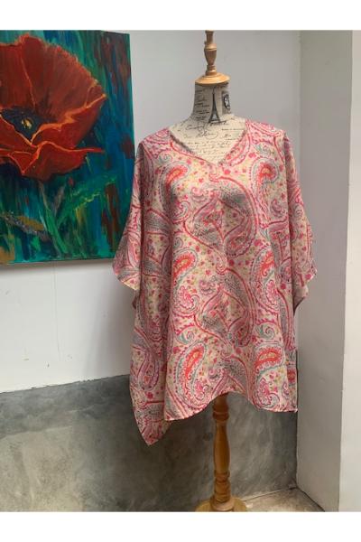 Cotton short Kaftan (E78) -  Design 01