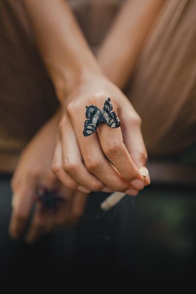 Beaded Ring - Mariposa