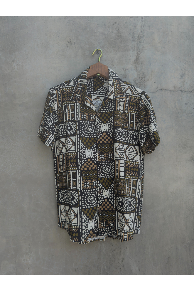 Batik Shirt - Tribal Print Shirt (2XL)