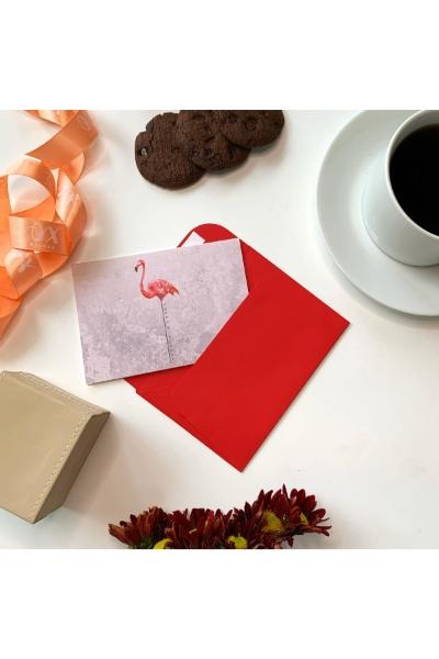 Greeting Card - HBD Flamingo