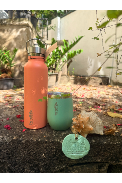 Ruff Life - Peach Flask